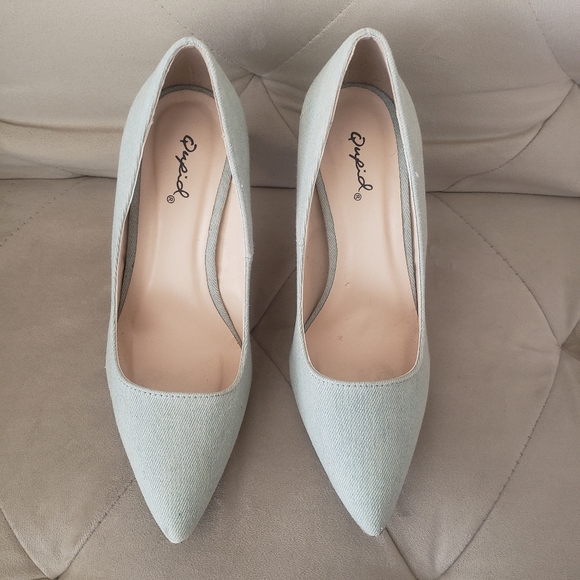 Qupid denim high heels - Picture 4 of 8